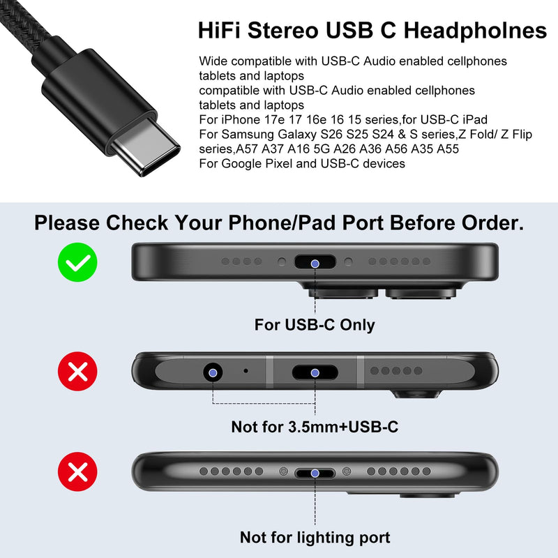 USB C to 3.5mm Audio Adapter Samsung Type C to Headphone Jack Adapter Aux | Dongle Cable for Samsung Galaxy S26 Ultra S26+ S26 S25 Ultra S25 FE Edge S25+ A37 A57 A17 A16 5G A36 A26 A56 S24 S23 S22 S21