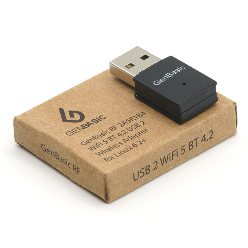 WiFi 5 Bluetooth BT4 USB Mini Wireless Network Dongle Adapter for Linux 6.2+