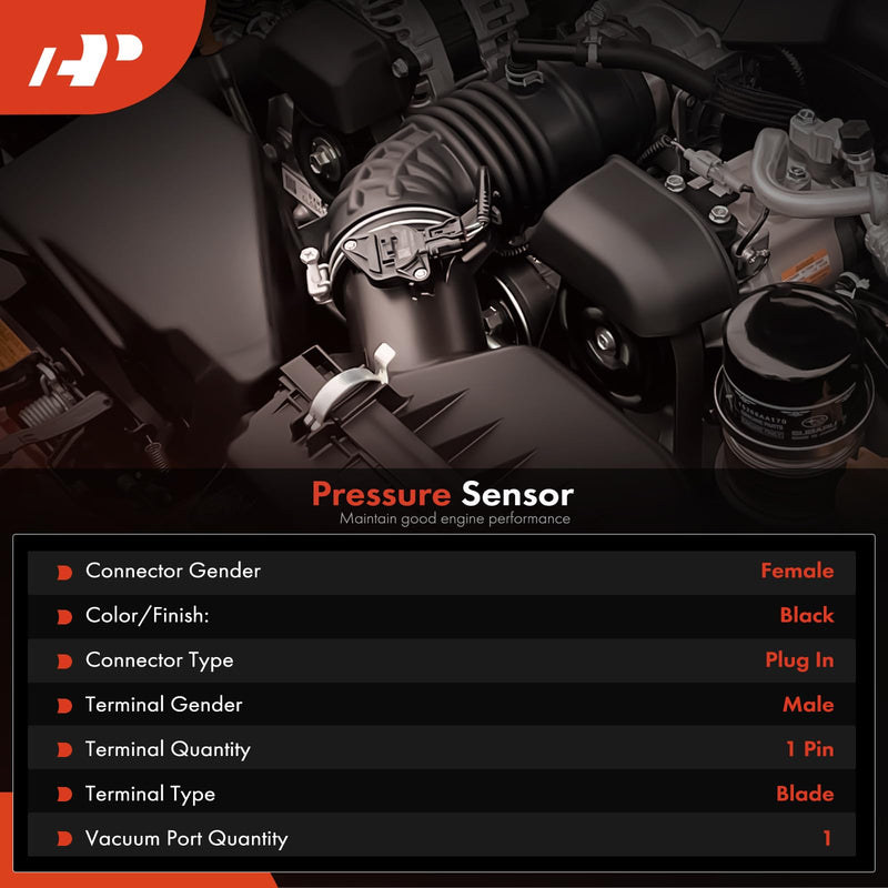A-Premium Oil Pressure Sensor Compatible with Volkswagen VW Jetta, Passat, Golf, Tiguan, Beetle, CC, Touareg, Eos, EuroVan & Audi A3, A4, A6, A8, Q3, RS4, RS6, S4, S6, S8, TT Quattro & Bentley