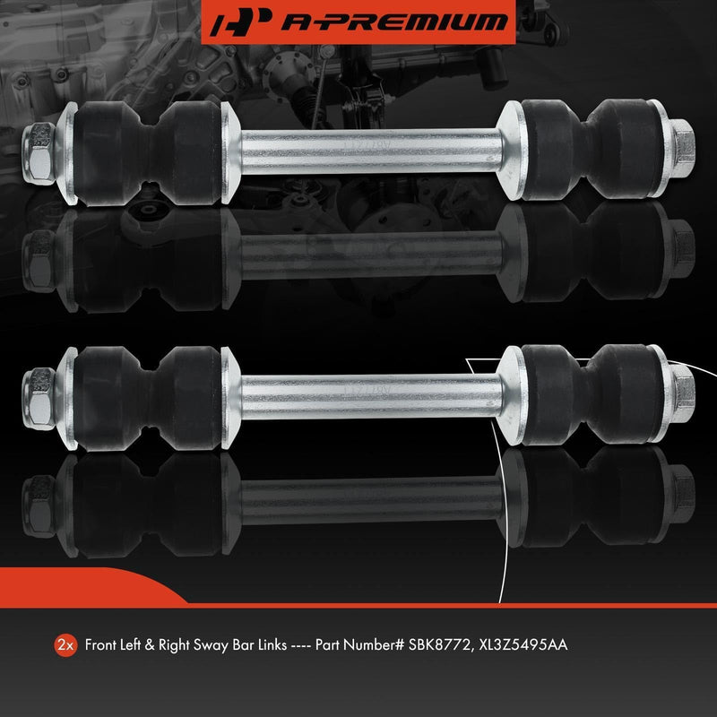 A-Premium 2Pcs Front Sway Bar Links Stabilizer Bar Links, Compatible with Ford F-150 97-03, F-150 Heritage 04, F-250 97-99, Expedition 97-02, Lincoln Navigator 98-02, Blackwood 02