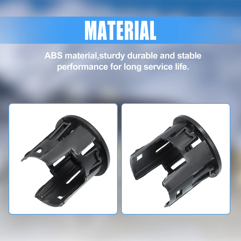 X AUTOHAUX 4PCS Parking Assist Sensor Bezels for Front or Rear Bumper for Dodge for Ram 1500 2014-2018 Backup Parking Aid Sensor Retainer Bracket for Ram 1500 Classic 19-21 Replace 5LS52TZZAA