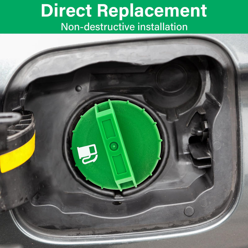 Diesel Fuel Cap Gas Cap, 10830D for 1988-2008 Ford F250 F350 HD Super Duty 6.0L 6.4L 7.3L, 2001-2021 Chevrolet Silverado 2500 3500 HD 6.6L, 2001-2020 GMC Sierra 2500 3500 HD 6.6L Diesel Engines Cap