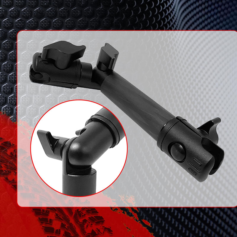 WXRYLYN Univesal Phone Mount and 60-10mm Locking Carbon Fiber Kevlar Mounting Arm with Articulating Joint Dual 20mm Socket Ends