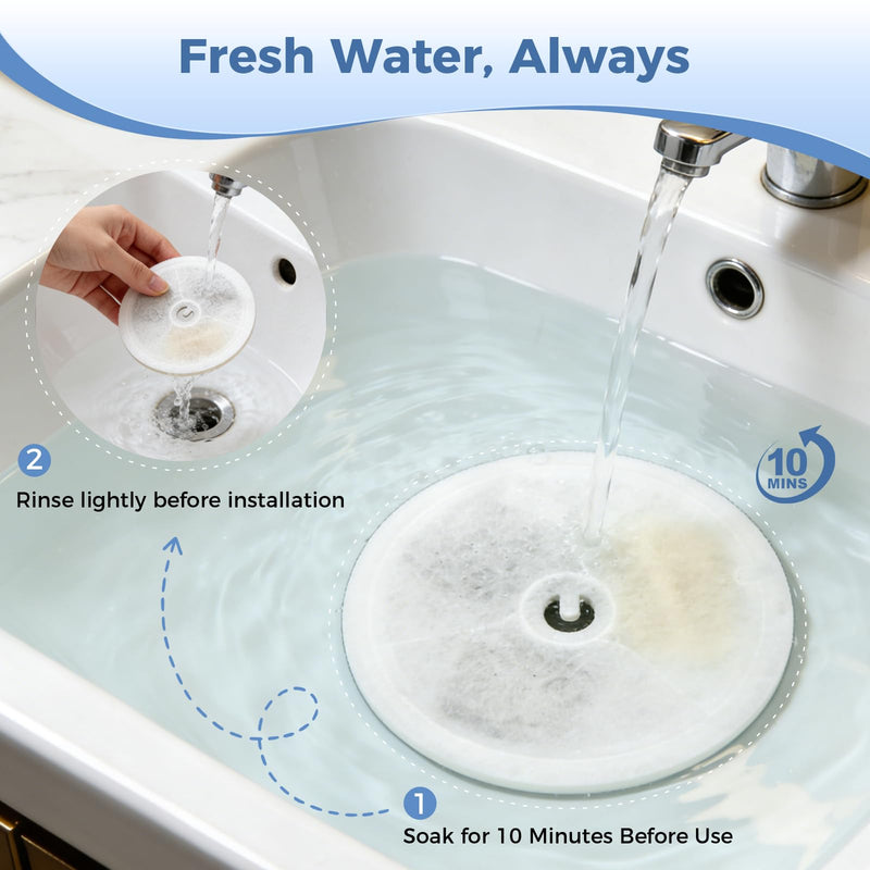 16 PCS Filter Unit 3.0 Pet Cat Kit Water Fountain Filters,Fit for E versweet Solo 2/Solo SE, E versweet 3 Pro/2S/3, Including Replacement Filters and Replaced Foam Pump Filter