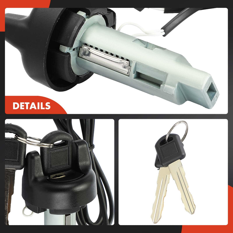 A-Premium Ignition Lock Cylinder with 2 keys Compatible with Buick Vehicles - Century 1997-2005, Regal 1997-2004