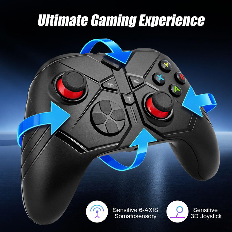 Geemaker Wireless Game Controller for Xbox Series X/S, Xbox One, Console, PC & Steam, Equipped with TMR Sticks, Hall Effect Analog Triggers, 1000Hz Polling Rate, 3.5mm Audio Jack - Black