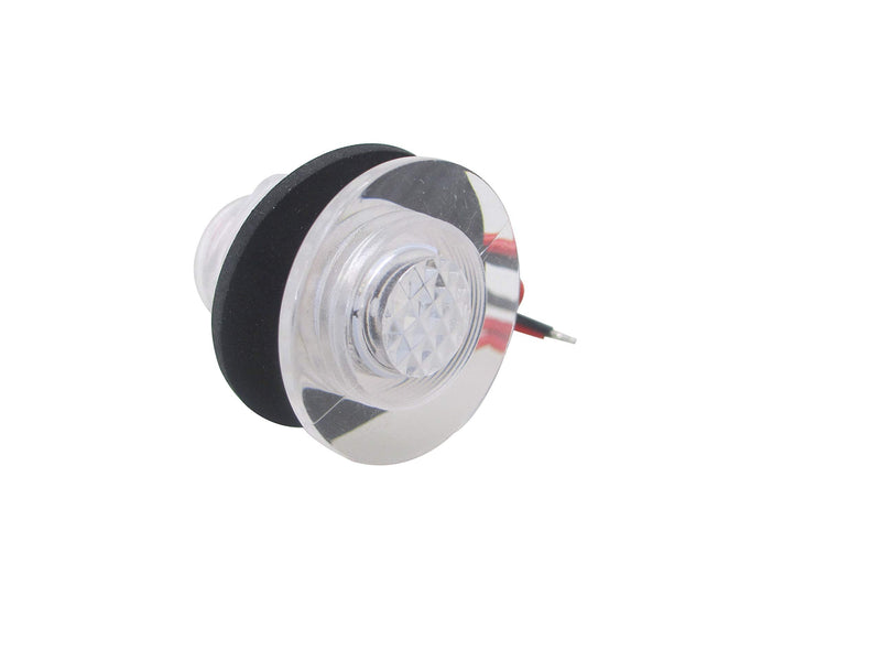 Pactrade Marine 4 Pieces Boat LED Livewell Round Button Blue Courtesy Light OEM Waterproof