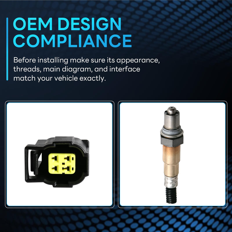 Oxygen Sensor Air Fuel Ratio Compatible with Chrysler Pacifica Town & Country & Dodge Caravan & Jeep Wrangler & More Replace # 15122