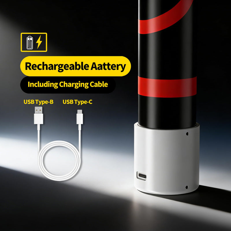 THOUSAND SUNNY Flexible LED Light Stick, 30" Portable Rechargeable Bendable Work Light with High-Lumen LED for Car Repairs Mechanics