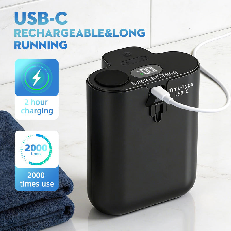  [AUSTRALIA] - Automatic Soap Dispenser Touchless, 9 Levels Soap Dispenser Wall Mount, 16.9oz/500ml Automatic Hand Soap Dispenser for Bathroom, Plastic Electric Dish Soap Dispensers for Kitchen, Black