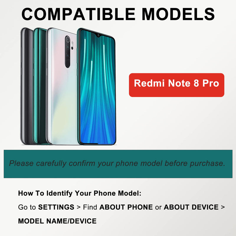 New Upgraded Battery for Redmi Note 8 Pro, BM4J Replacement Battery Compatible with Redmi Note 8 Pro, with Repair Tools & Instruction