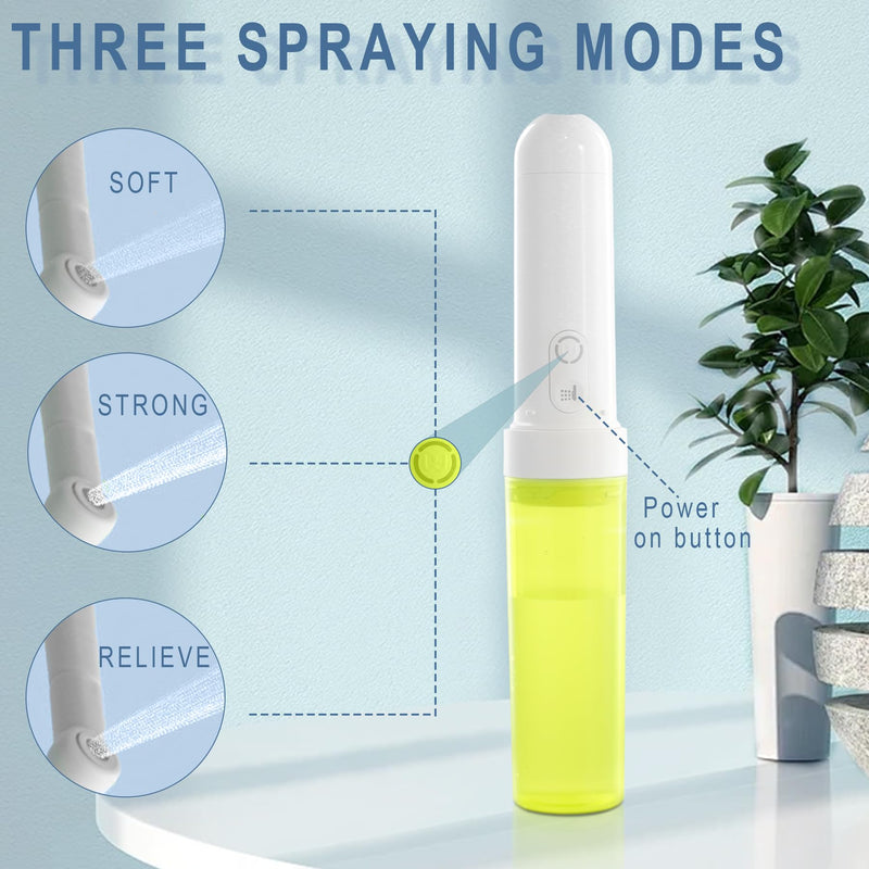 Electric Portable Bidet Sprayer with 3 Pressure Modes Green | USB-C Fast Charge for Travel & Postpartum Care
