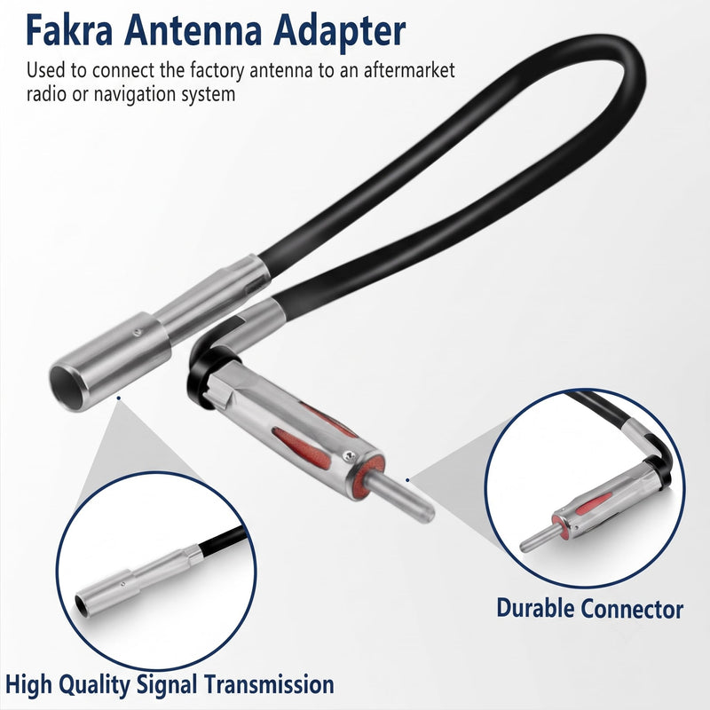 Radio Wiring Harness with Antenna Adapter Plug, Fit for 1989-2002 Chevy GMC Buick, Stereo Receiver Install Connector Kit, Audio Navigation DVD Tail Line, Plug and Play