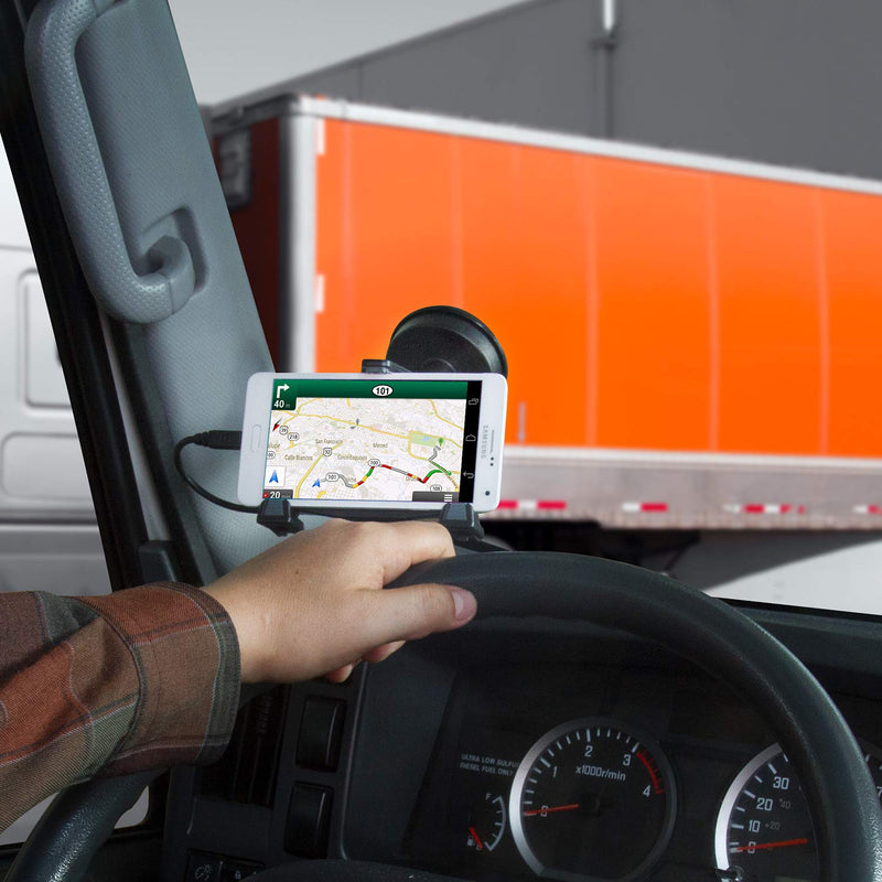 iBOLT xProDock Phone Suction Cup Mount for Trucks & ELD/Fleet
