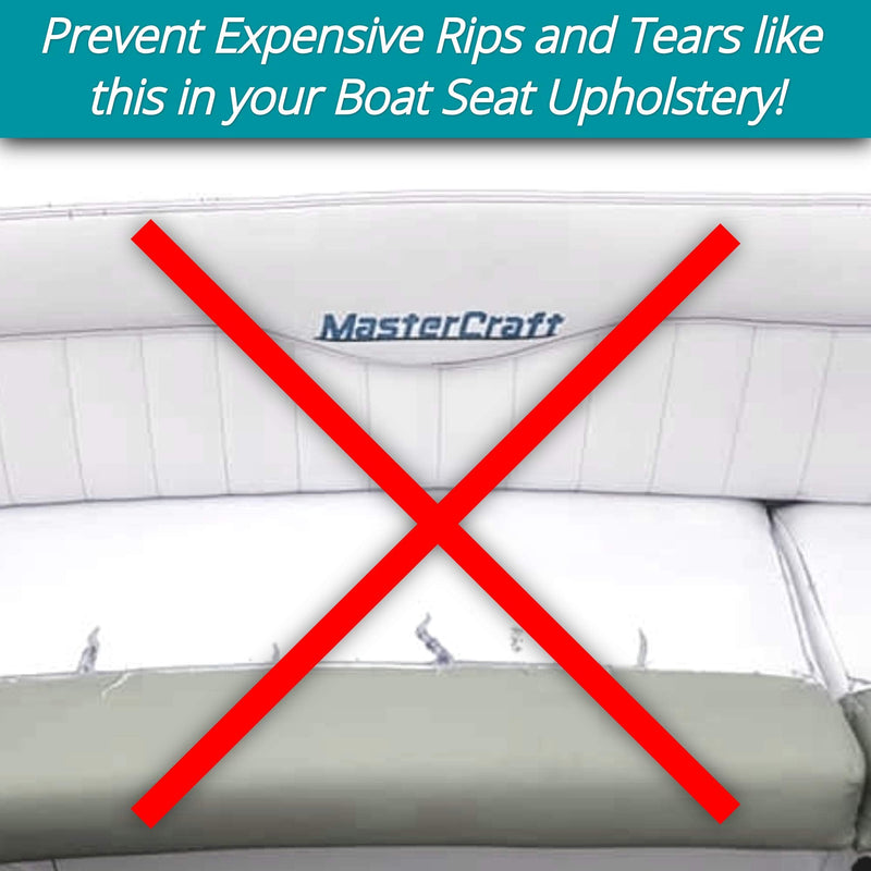 Step Mat - Waterproof Boat Seat Protector - Prevent Rips in Marine Upholstery and Cushions