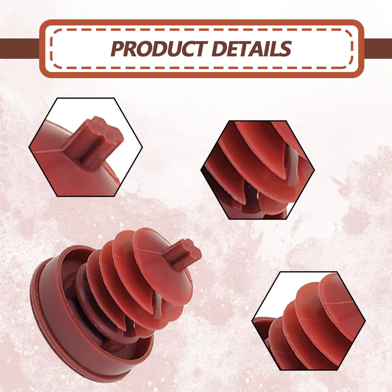 2Pack Hydraulic Power Steering Pump Red Reservoir Cap Plug Cover Compatible with Honda for Acura