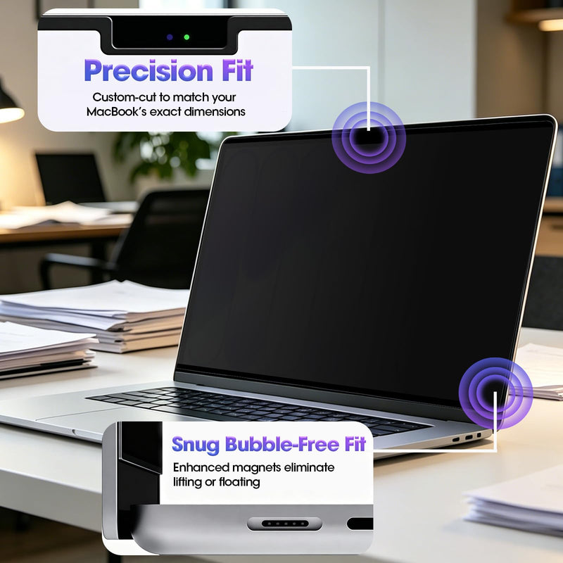 Anti-Spy Removable Shield Magnetic for MacBook Neo 13 Inch (2026, A18 Pro) Privacy Screen with 180° View Control, Ideal for Public Workspace MacBook Neo 13 Inch (2026, A18 Pro)
