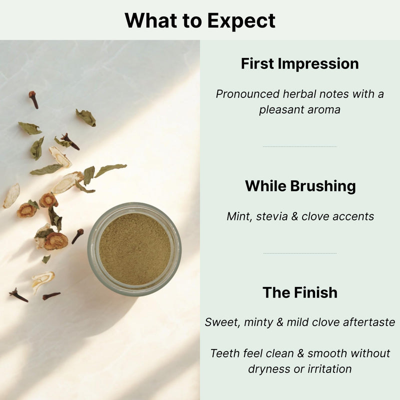 Gum Health Tooth Powder, for Sensitive Teeth with Ginseng, Mint & Clove | 3 Month Supply, Made in USA | Fluoride-Free, Traditional Herbal Formula