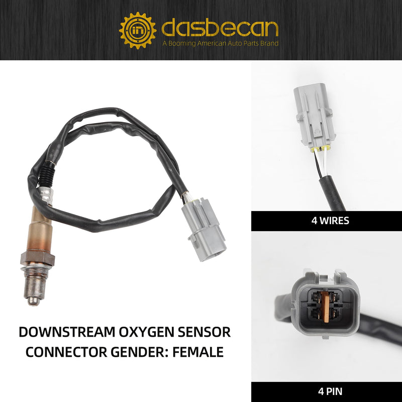 Dasbecan 2PCS Upstream & Downstream Oxygen Sensor 234-5055 234-4568 Compatible with 2012-2017 Hyundai Accent Veloster 1.6L, 2012-2018 Kia Rio, 2012-2016 Kia Soul 1.6L O2 Sensors