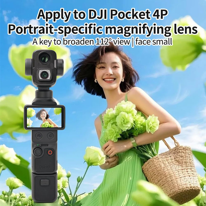 Coyktonty Lens Filter for DJI Osmo Pocket 4P,Waterproof, Oil-Resistant(Wide-Angle Lens) Wide-Angle Lens