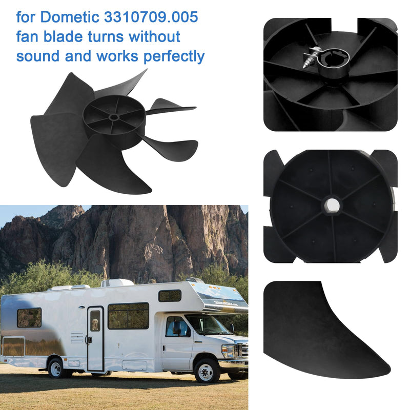 3310709.005 RV AC Fan Blade Replacement for Dometic Duo-Therm Brisk II & Penguin Models, RV Air Conditioner Fan Blade Replacement for Dometic Condense