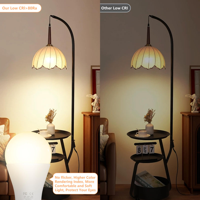 Amber Sleep Light Bulbs with Remote Control, 800LM 9W (60W Equivalent),Circadian Rhythm Light Bulb,Dim,1800K-6500K,E26,2.4G,Warm and Reading Light Bulb for Home Decor,2Bulb&1Remote Amber-9W-1Remote and 2Bulb