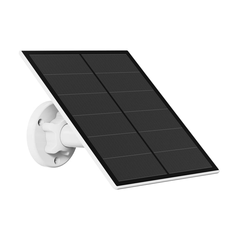 5W Solar Panel for Security Camera Outdoor, 5V USB Solar Panel Charger Compatible with Rechargeable Battery Powered Cam, Camera Solar Panel with IP65 Waterproof, 9.8ft Cable, 360° Adjustable Bracket 1 Pack