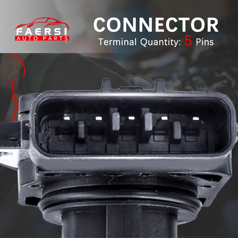 FAERSI Mass Air Flow Sensor Meter MAF 74-50009 AF10029 Replacement for 1999-2012 Mazda 3 5 6 MX-5 Miata Protege 1.6L 1.8L 2.0L 2.3L 2.5L L4 & Mazda 6 3.0L 3.7L V6 & Mazda RX-8 1.3L R2