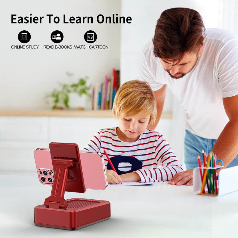 JTEMAN Portable Wireless Bluetooth Speakers with Phone Stand,Desktop Kitchen Gadgets Phone Stand,Compatible for iPhone/Samsung/Mini iPad