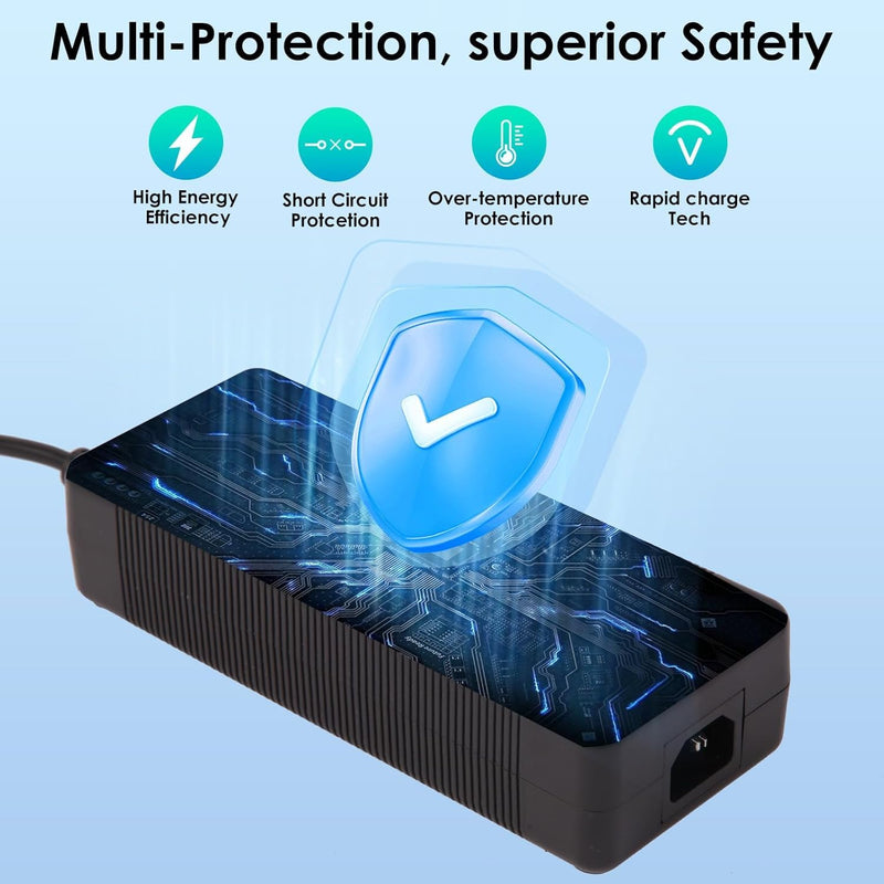 Power Supply Adapter 4-Pin 48V 3.75A Compatible with Swann NVR16-8580 16 Ch 4k Network Video Recorder Ultra HD CCTV Security System NVR16-8580RN NVR-168580 FJ-SW2028A48003850 FJ-SW2028A48003750。