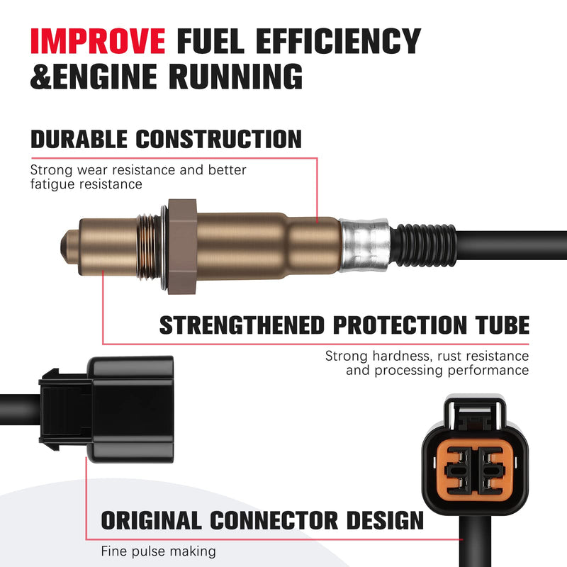 O2 Oxygen Sensor Upstream Downstream Compatible for Hyundai Elantra 2001-2012 for Hyundai Accent 2000-2011 SG1695 2PCS
