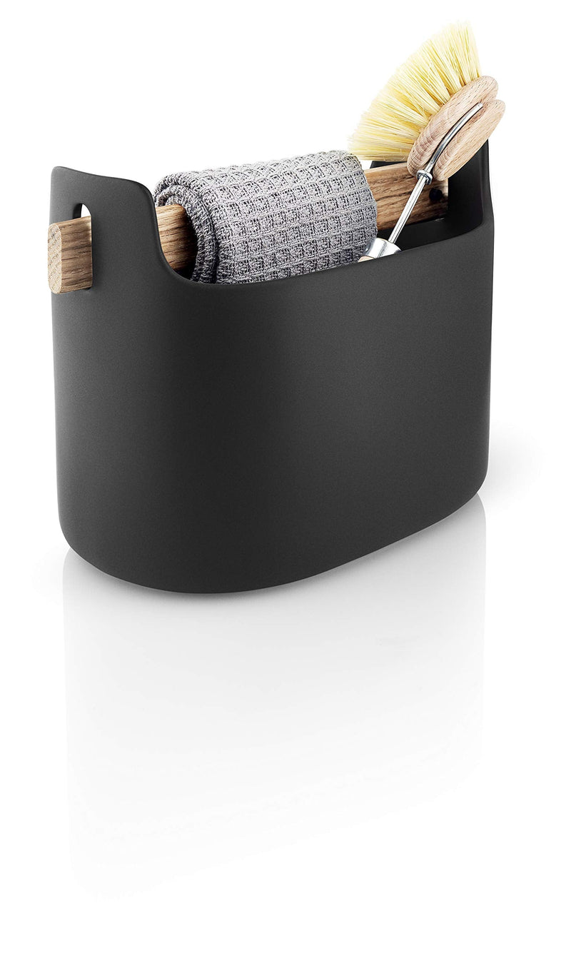 Eva Solo Toolbox H15 Low | Practical storage container 6 inch | Kitchen Organizer | Black 15cm/5.9in