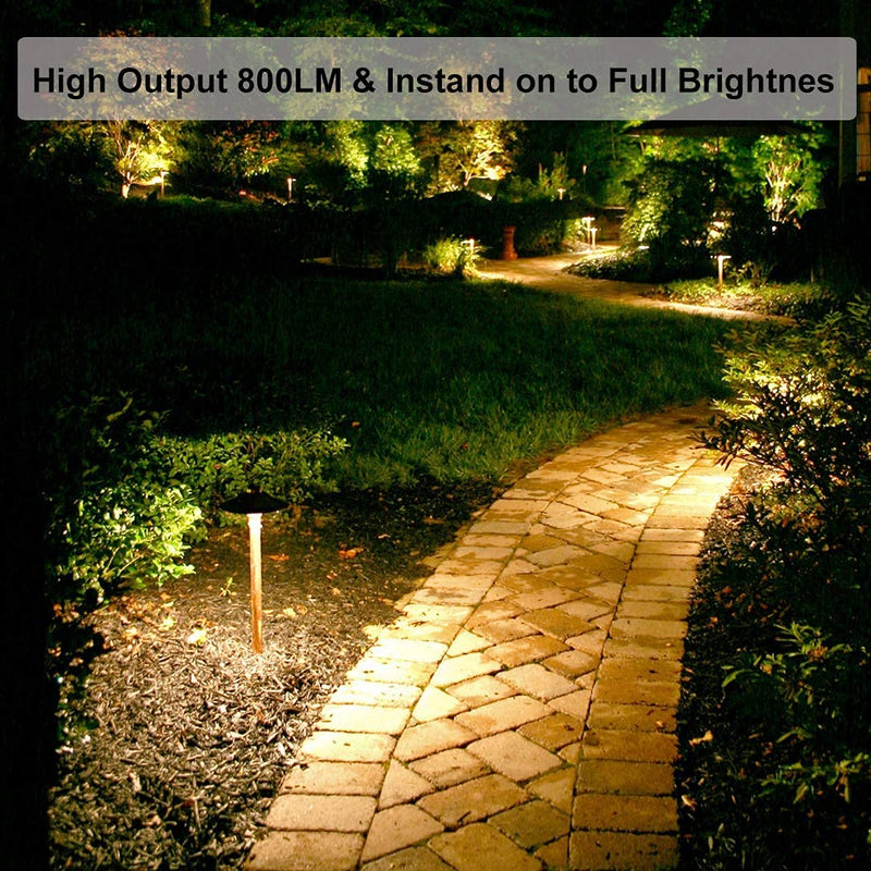 Vinaco MR16 Bulb，10Pack MR16 Halogen Bulb 50W GU5.3 Base, 800LM High Output MR16 12V 50W Halogen, 2800K Warm White MR 16 Dimmable with Clear Glass Cover, MR 16 GU5.3 for Landscape, Track Lights 50W- 10 Pack