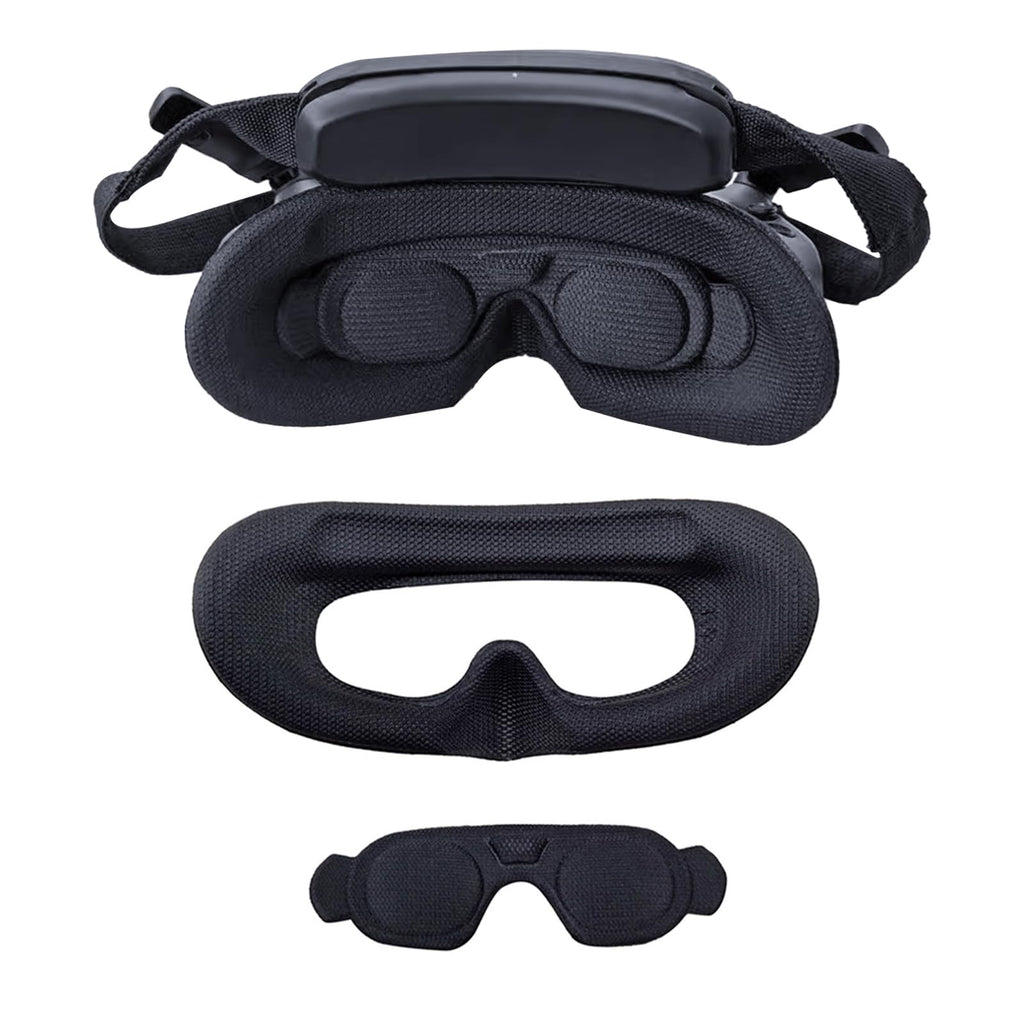 Goggles 3 Lens Protective Cover + Face Pad, Sponge Foam Padding Dustproof Eye Pad for DJI AVATA 2 Goggles 3 Accessories