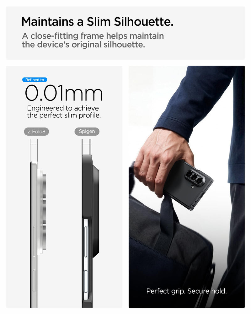Spigen Tough Armor Pro MagFit for Galaxy Z Fold 8 Ultra Case, Black | Full Hinge Protection, Air Cushion Tech, Camera Plateau Protection, Compatible with MagSafe, Military Grade Drop Protection