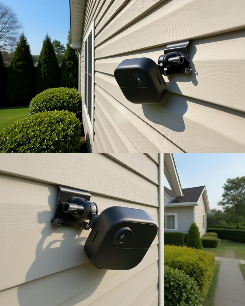 3Pack Vinyl Siding Mount Compatible with Blink Outdoor 2K+/ Blink Outdoor 4/(3rd Gen) XT3/Blink XT/XT2/Mini, Adjustable Mounting Bracket with Vinyl Siding Clips Hooks