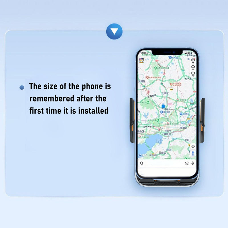 Car Charger, 15w Auto Clamping Charger Mount, 360° Rotatable Phone Mount for Car Vent, Anti Mistake Touch , for 14 14 Pro 13 13 Pro 12 12 Pro 11 11 Pro (C10) C10