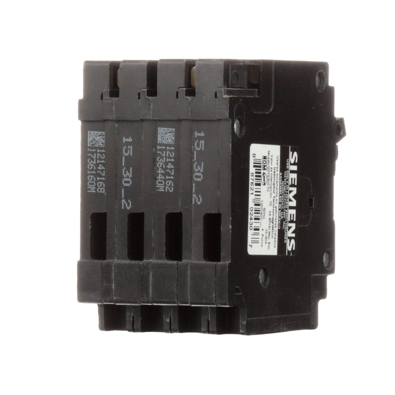 SIEMENS Q21530CT2 15A 240V 4P 10K NEW QUAD