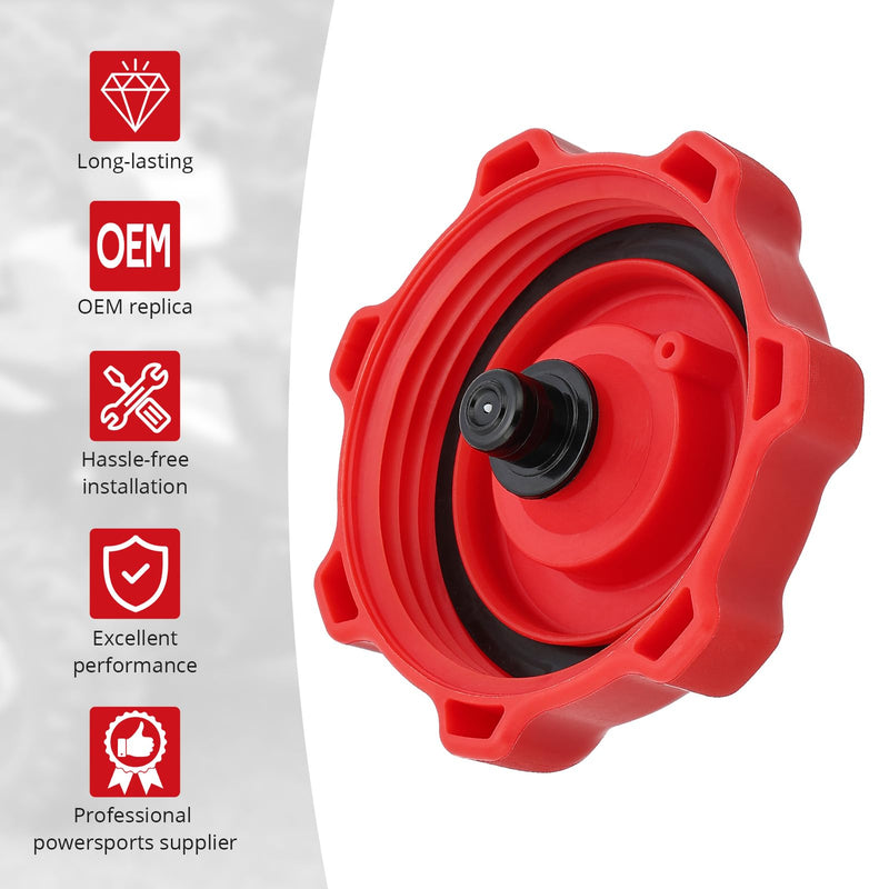 JAVIK Diese-l Cap Fuel Cap Fit for John Deere Tractors Mowers 1445 1565 2020 2210 3245C 4010 4610 4710 489 5076E 5300 5320N 5410 6700 7500 7700 8500 X495 X595 X750,OEM# AM123508 LVA10158