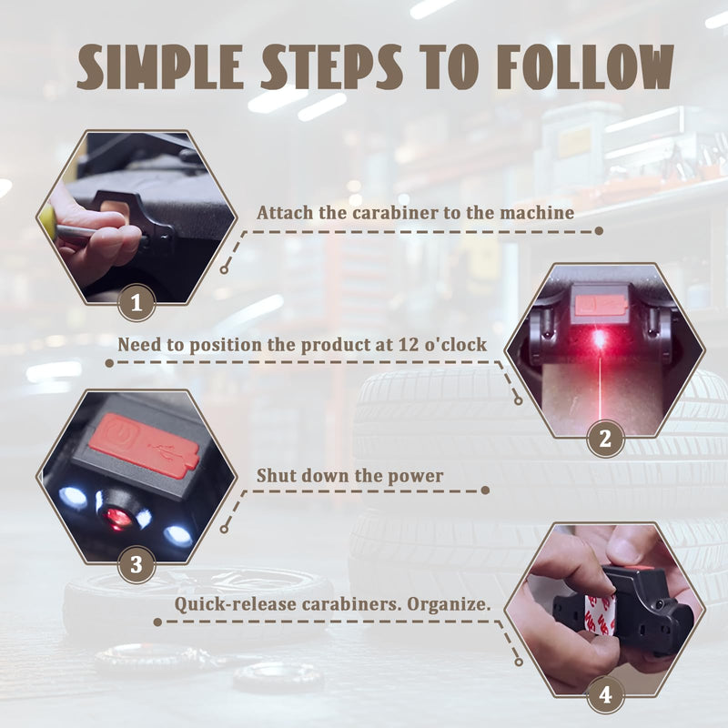 Wheel Balancer Locator, Car Wheel Balancer Machine, Manual Tire Balance Tool, Ttyre Position Tool, Accurately Attach The Weight Block, Automobile Balancing Machine