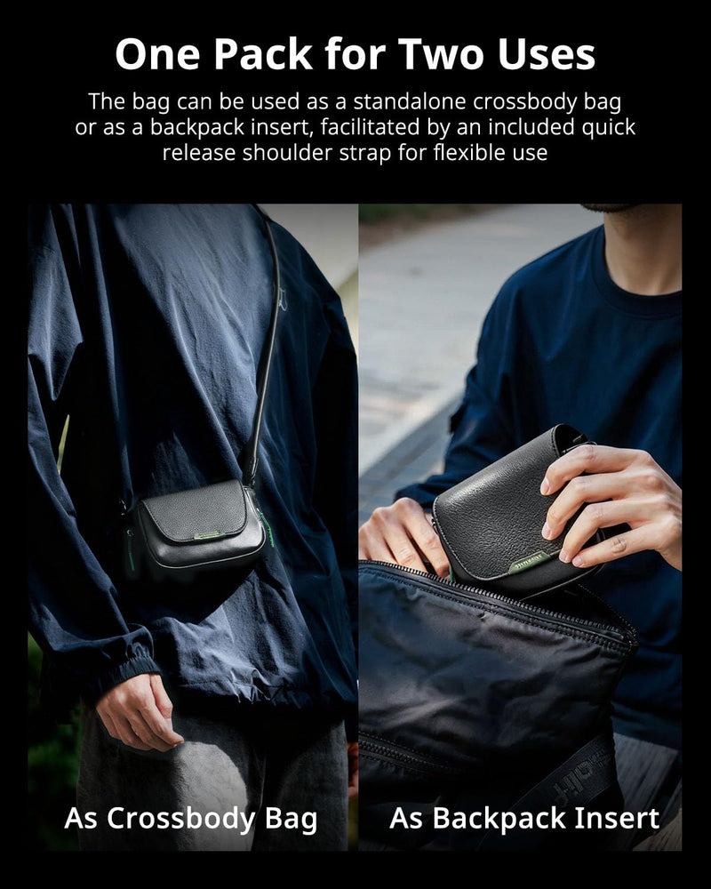 SMALLRIG Digital Camera Case with Shoulder Stap, Crossbody Protective Case | for Ricoh GRIII /GRIIIX /GRIII HDF/GRIIIX HDF/GRIV, for Sony ZV-1F/ ZV-1, for DJI Action 4/5/6, for Insta360 Ace Pro/Ace Pro2