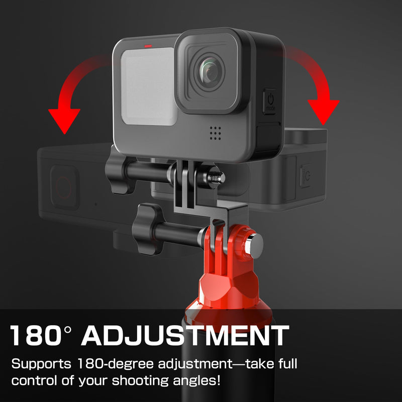 Centering Lens Alignment Adapter - Offset Mount for GoPro/DJI / Insta360 | Aluminium Camera Lens Centering Mount for GoPro13/12/11/10/9, for DJI Osmo Action 6/5 Pro/4/3, for Insta360 Ace/Pro/Pro 2
