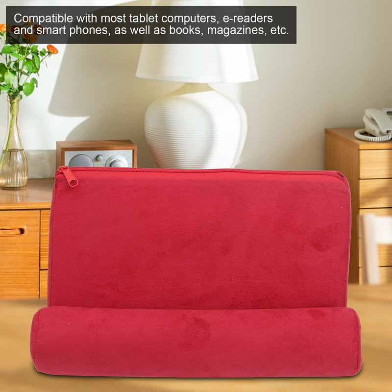 Pillow Tablet Stand, Portable Mobile Phone Support Bed Rest Cushion Tablet Reading Holder Tablet Pillow Stand Holder for Tablet Book Tab Stand Holder for Bed Armrests Carpet,