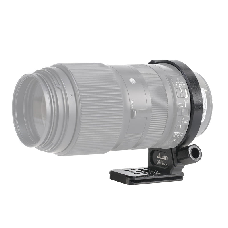 Lens Tripod Mount Ring Collar Compatible with Samyang 35-150mm F2-2.8 Lens | Arca-Swiss Fit Quick Release Plate with 1/4" & 3/8" Threaded Holes for Head Clamp Stabilizer