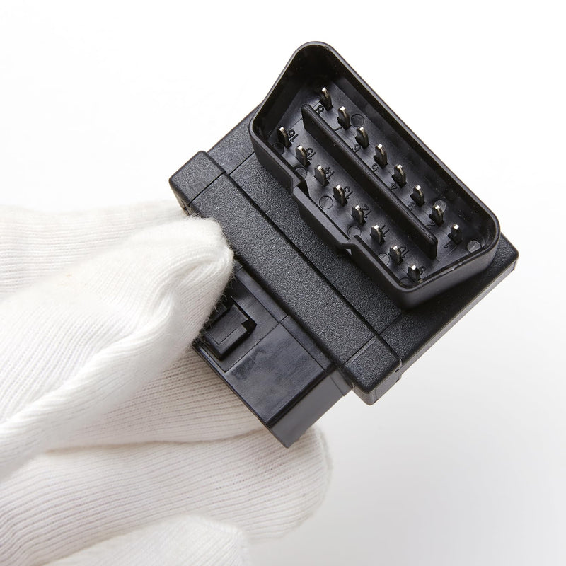 OBD2 Splitter, bbfly-B31 Full 16pin OBDII Port 1 Male Splitter to 2 Female Extension Cable 1.6IN/4CM (B31 1PACK) B31 1PACK