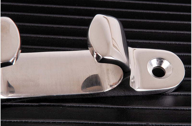 1Piece 4/5/6inch Stainless Steel 316 Straight Fairlead Bow Chock Hardware Fair Leads Line Boat Rope Guide Line Cleat for Marine Yacht W/Fasterners 152mm/ 6"