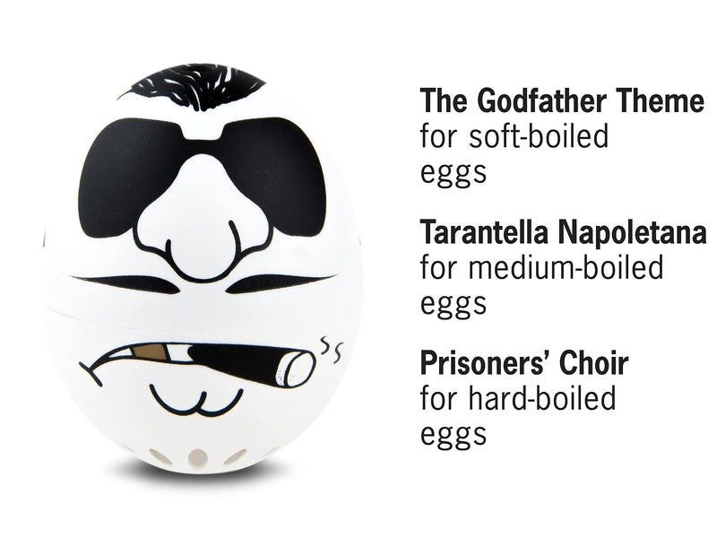 Mafia Beepegg – Egg Timer for Boiling Eggs – Musical Egg Cooker for Soft, Medium, Hard Boiled Eggs – Food Safe – Singing Floating Egg Timer – Egg Cooker for 3 Levels of Doneness - Brainstream Mafia