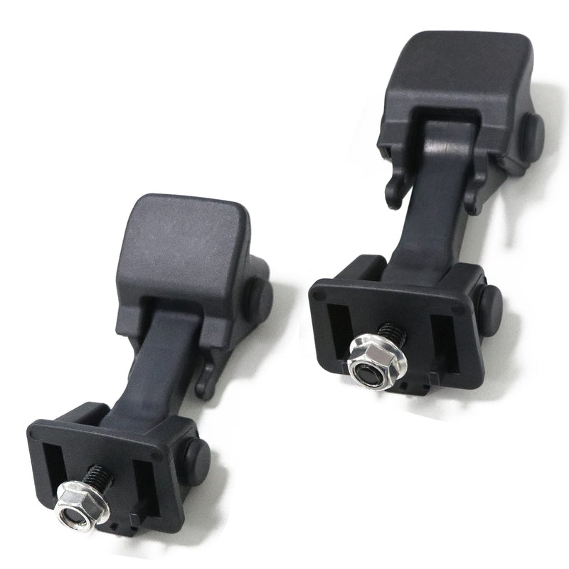 OEM TJ Hood Latches, Original Factory Hood Latch Kit for 1997-2006 Jeep Wrangler TJ Accessories, 1 Pair, Black For 1997-2006 Jeep TJ OEM