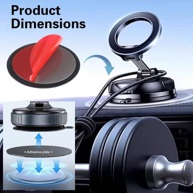3 Pcs Dashboard Pad, Phone Suction Pads 3.15" Dashboards Adhesive for Car Mount Dash Mount Dash Sticky Pad for Car Dashboard GPS Suction Mounts Camera Phone Holder