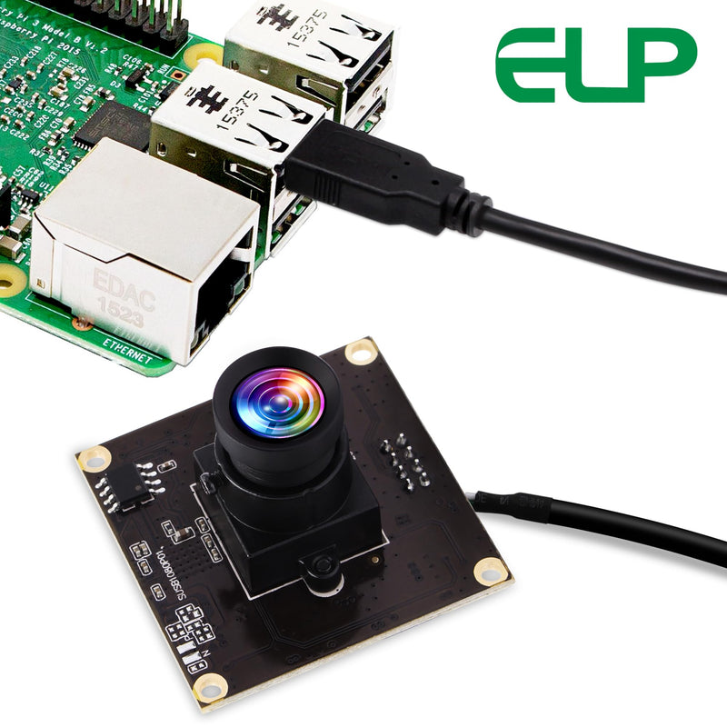 ELP USB3.0 Mini PC Camera - Low Light 1080P 50fps USB Security Camera for Computer & Laptop CC01